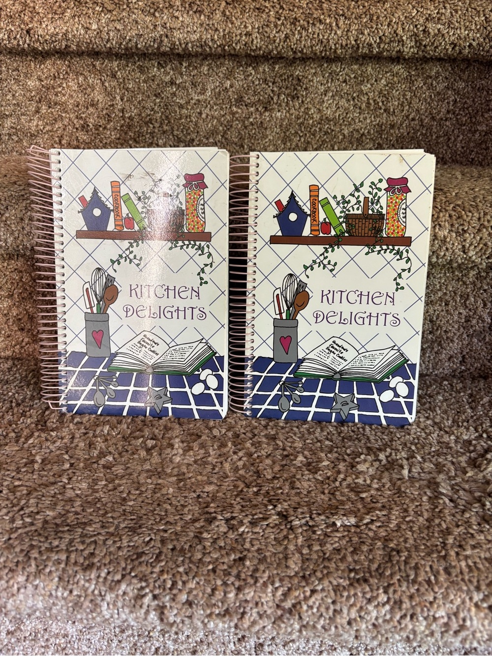 Kitchen Delights Spiral Recipe Notebooks - Decorative Cookbook Covers